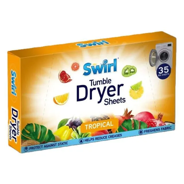 Swirl Tumble Dryer Tropical 35 Sheets